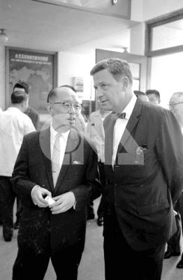 財政部長嚴家淦等赴美出席國際貨幣基金會會議啟程 政治 中央社影像空間