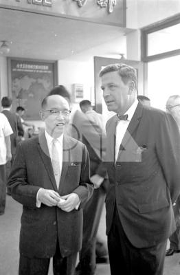 財政部長嚴家淦等赴美出席國際貨幣基金會會議啟程| 政治 | 中央社影像空間