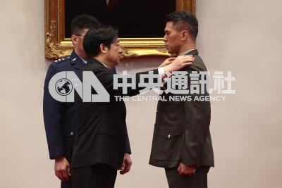 賴總統主持將官晉任授階 黃超興晉任少將（1）| 政治 | 中央社影像空間
