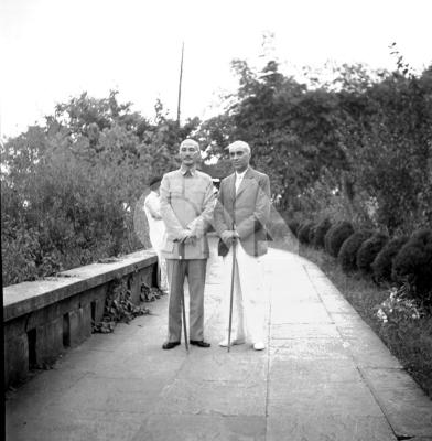 印度總理尼赫魯晉謁蔣中正委員長 政治 中央社影像空間