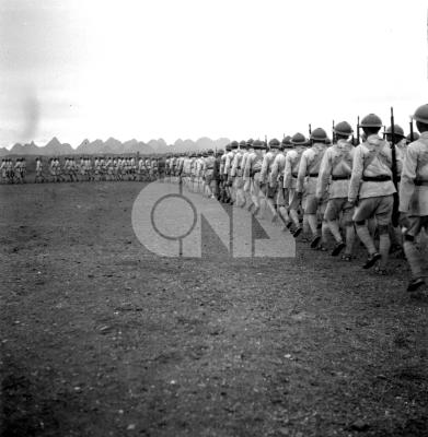 蔣委員長檢閱中央軍校廣西分校 政治 中央社影像空間