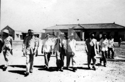 台省主席嚴家淦巡視澎湖 政治 中央社影像空間