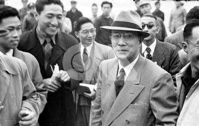 日本駐台海外事務所所長本村四郎七返台 政治 中央社影像空間