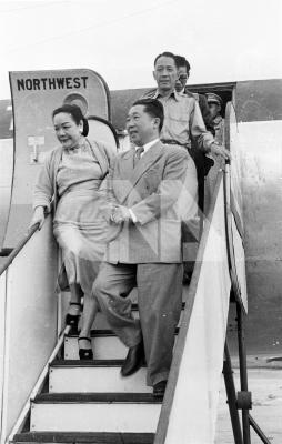 台灣省第一任主席魏道明夫婦自美返台 政治 中央社影像空間