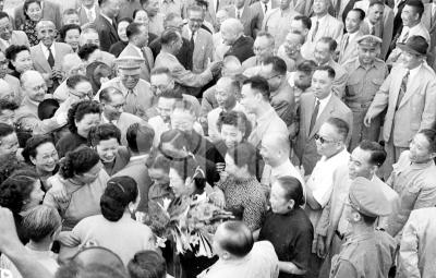 台灣省第一任主席魏道明夫婦自美返台 政治 中央社影像空間