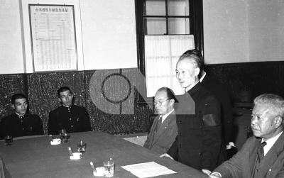 行政院長陳誠接見日本早稻田大學棒球隊 政治 中央社影像空間